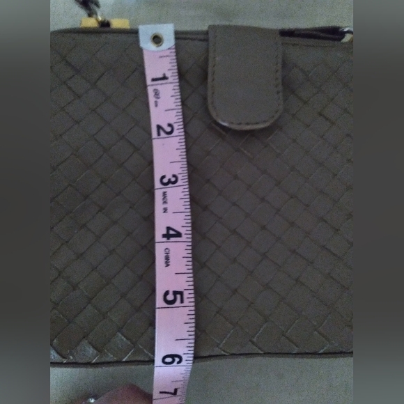 Etienne Aiger Crossbody Bag Light Brown with Gold Hardware - Picture 13 of 15